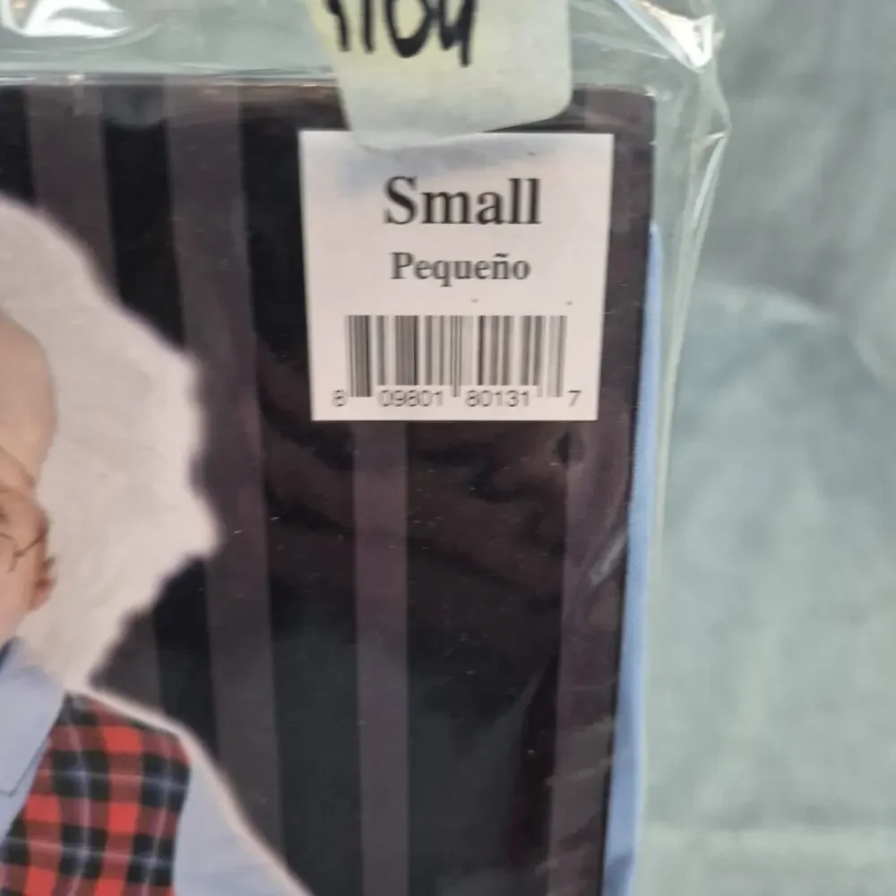 Old Geezer Old Man Halloween Costume Size Small 4-6 Outfit & Belt Funny NEW - Picture 3 of 6